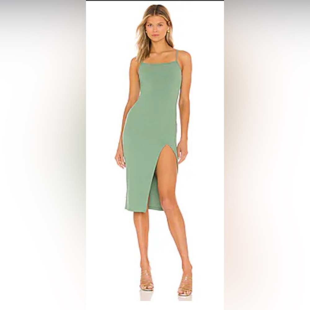 Superdown Candace Slit Midi Dress